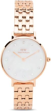 Daniel Wellington Petite Lumine 5-Link 28mm - women - Steel - One Size - Pink