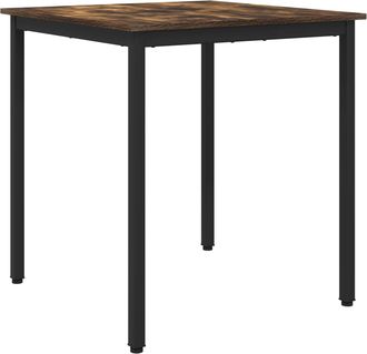 vidaXL Mesas De Comedor 70 X 70 X 75 Cm Madera De Ingenier&iacute;a Cuadrado Vidaxl