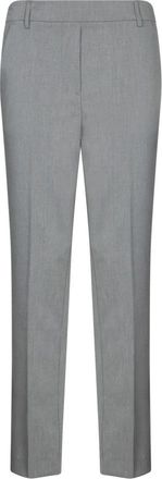 Blanca Vita Broeken - Dames - Slim Fit Broeken - Grijs - S - Broeken
