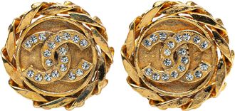 Chanel Cc Logo Gouden Oorbellen