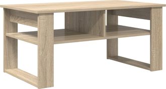 vidaXL Mesa De Caf&eacute; Roble Sonoma 96 X 54 X 44 Cm Madera De Ingenier&iacute;a Vidaxl