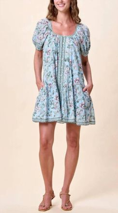 Cleobella Elodie Mini Dress In Luna Flora Print