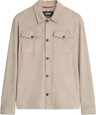 Cinque Cimulti Overshirt - Heren - Zomerjassen - Bruin - M - Jassen