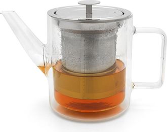 Bredemeijer Bredemeijer - San Remo Tetera Para Infusiones 1,0l Doble Pared De Vidrio