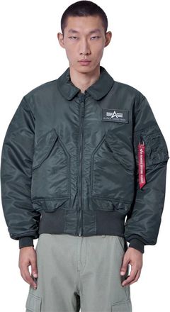 Alpha Industries CWU 45 Heritage Bomberjack - Heren - Jassen - Grijs - Maat: 2XL Zijde