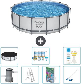Bestway Piscina Bestway Steel Pro Max Redonda - 488x122 Cm - 8-piezas S658