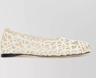 Loewe leather ballerina shoes