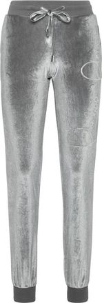 Philipp Plein Joggingbroek Crystal Signature - Dames - Sweatpants - Grijs - XS - Polyester - Broeken