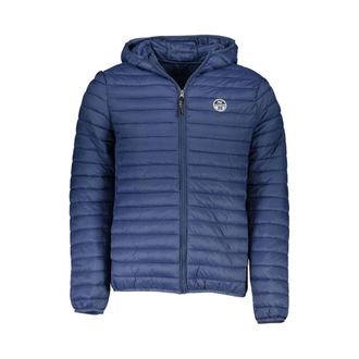 North Sails Blauwe Polyamide Maritieme Jas - Heren - Winterjassen - Blauw - 2XL - Jassen