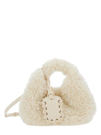 Ganni Hobo Mini Fur
