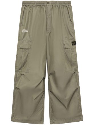 Izzue wide-leg cargo trousers - Neutrals