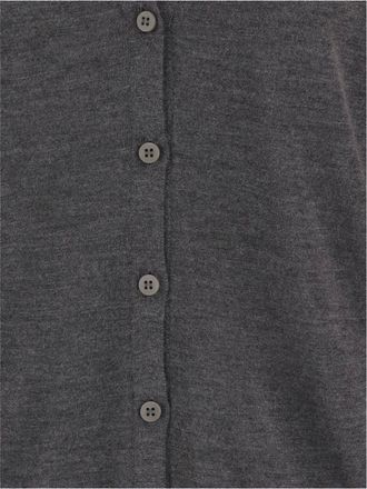 SA SU PHI Womens Cardigan Grey Cashmere And Silk Sweater