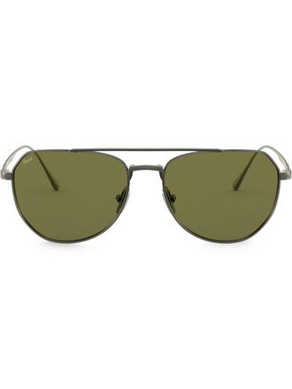 Persol Occhiali da sole modello aviator oversize - Grigio