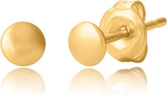 MAX + STONE 14K Yellow Gold 4MM Dot Studs