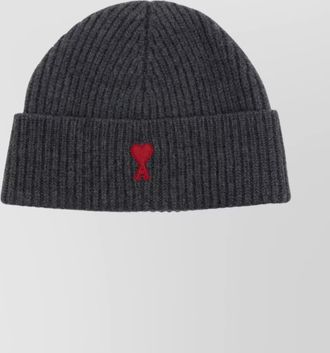 Ami ribbed wool beanie