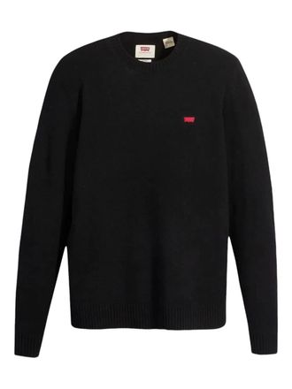 Levi's Sweater met logopatch - Zwart