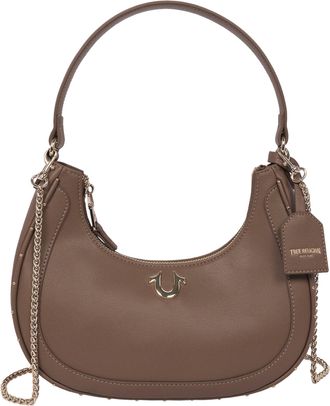 True Religion Zip Top Crescent Hobo Bag