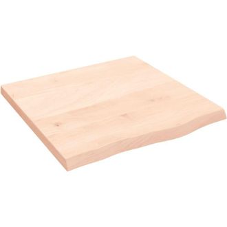 vidaXL Bathroom Countertop 60x60x(2-4) cm Untreated Solid Wood Vidaxl
