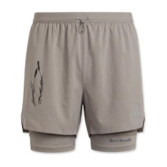 adidas X Song For The Mute Layered Shorts - Dames - Hardloop korte broeken - Grijs - 2XL - Leer - Fitness