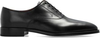Tod's Leren schoenen - Heren - Nette schoenen - Zwart - 45 EU - Leer - Schoenen