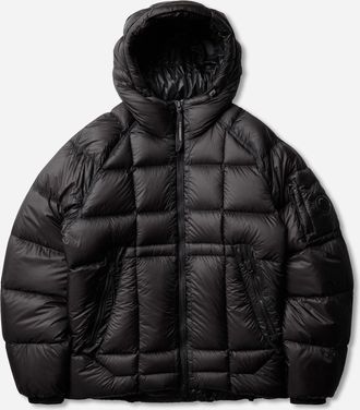 C.P. Company Men s D.D. Shell Hooded Medium Down Jacket Black