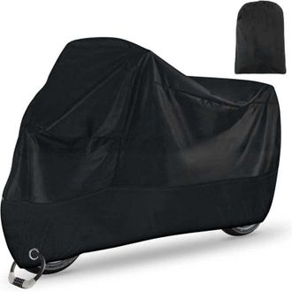 OEM Funda Impermeable Xxl Para Motocicleta, Para Exteriores, Para Invierno Y Verano, Con Orificio Para Candado, Protecci&oacute;n Contra Polvo, Nieve, Lluvia, Vi