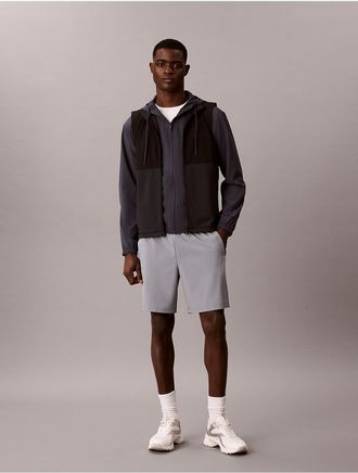 Calvin Klein Calvin Klein Mens Graphic Monogram Woven Shorts - Grey - XL