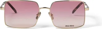 Miu Miu Miu Miu Runway Sunglasses, Woman, Peony Bio Gradient Lenses