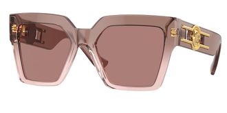 Versace VE4458 543573 Womens Sunglasses Brown Size 54