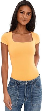 Free People Clean Lines Sunfade Baby T-Shirts Womens Clothing Spark Light : L-XL (US Womens 14-16), Nylon/Spandex