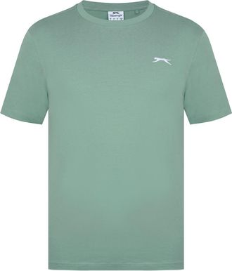Slazenger Mens Plain T-Shirt Pistachio L