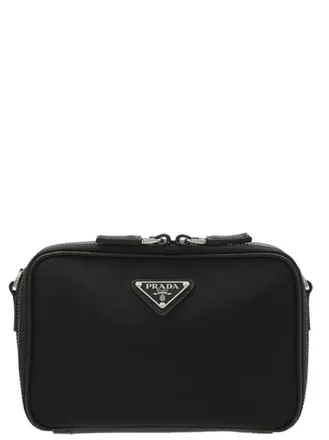 Prada Black Logo Crossbody Bag