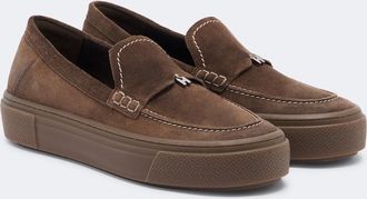 Hogan Hogan Crosswind suede loafers