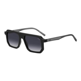 HUGO BOSS Sunglasses, male, Black, 53 MM, Black/Grey Shaded Sunglasses