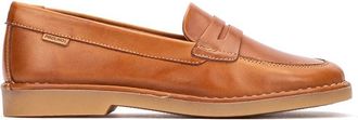 Pikolinos NOIA Leather Loafers for Women, Brandy, 38 EU