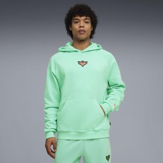 Puma Felpa da basket con cappuccio Melo Alwayz On 1 da uomo, Abbigliamento, Verde, 3XL