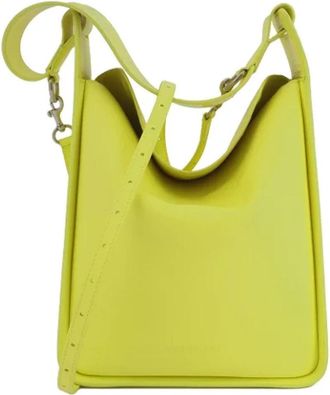 Balenciaga Pre-owned Cross Body Bags, female, Yellow, Size: ONE SIZE Pre-owned Leather balenciaga-bags