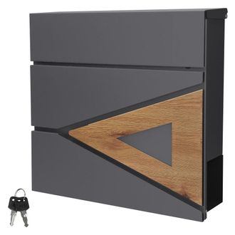 ML Design Buz&oacute;n moderno de correos de pared antracita