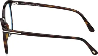 Tom Ford Eyewear FT6089B Tortoiseshell Acetate Eyeglasses - Brown