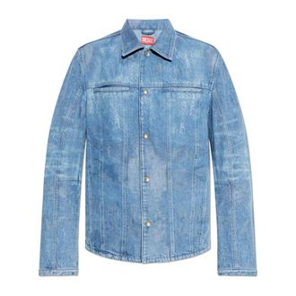 Diesel D-Seron-Fsi Jacket - Heren - Spijkerjassen - Blauw - M - Katoen - Jassen
