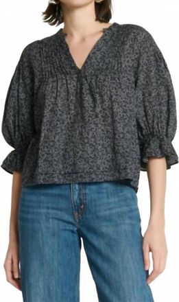 Nation Ltd Scarlet Pintuck Top In Santa Fe Floral