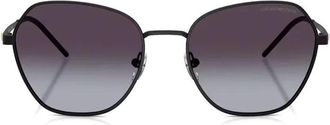 Emporio Armani Geometric Frame Zonnebrillen - Dames - Zonnebrillen - Zwart - ONE Size - Accessoires