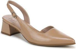 Naturalizer Anya dOrsay Block Heel Pump in Taupe Faux Leather at Nordstrom Rack, Size 7.5