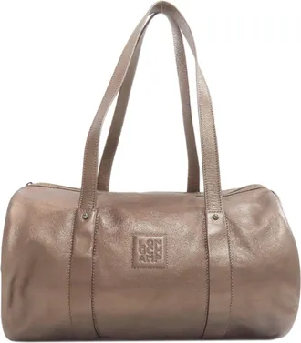 Longchamp Bronze Leather Tote Bag (Pre-Owned)