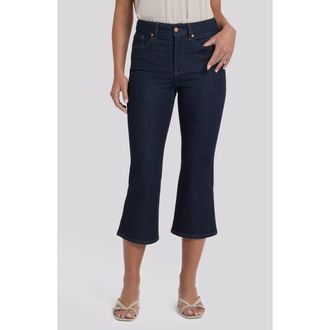 NYDJ Monica High Waist Crop Kick Flare Jeans in Magical at Nordstrom, Size 14