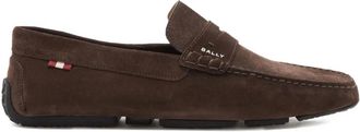 Bally Pilot Driver suède loafers - Bruin