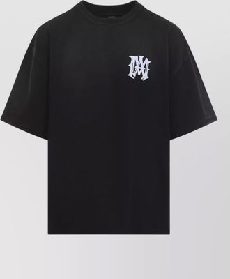 Amiri hollywood logo graphic oversized crew neck t-shirt