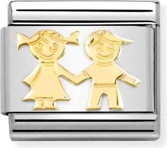 Nomination Unisex Family Links Bracelet In Sister And Brother