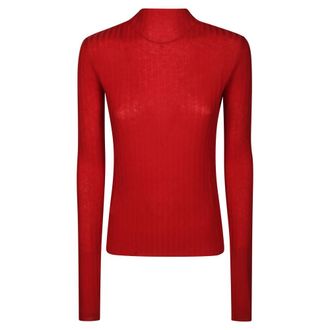 Pinko Pinko, Dames, Truien, Rood, Maat: S