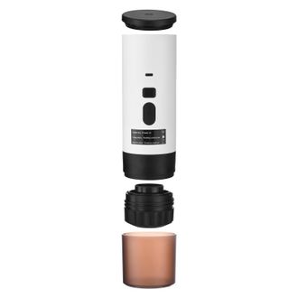 Infinite Cafetera Autom&aacute;tica Port&aacute;til 3 En 1 Con 15 Bares De Presi&oacute;n, Pantalla Digital Y Funcionamiento Inal&aacute;mbrico. Equipada Con Carcasa De Abs, Dep&oacute;sito De A